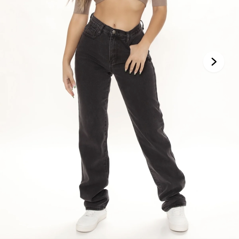 Size 7-TALL Get It Straight Slouch Fit Jeans